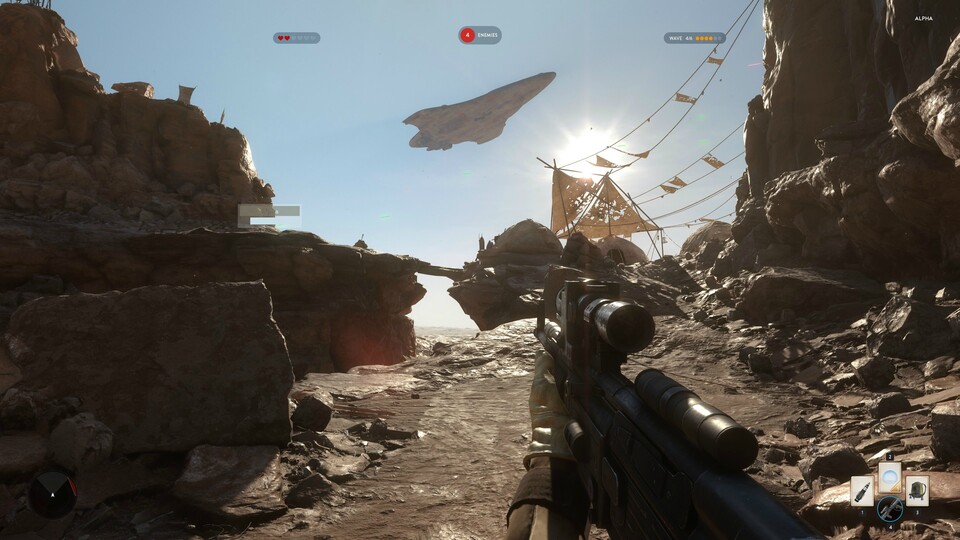Screenshots aus der Alpha von Star Wars: Battlefront zeigen die Grafikeinstellungen.