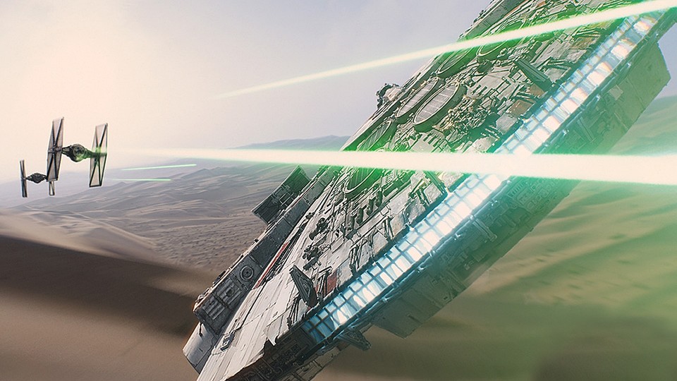 Neues Set-Bild zum Han-Solo-Film deutet eine Szene mit dem Millennium Falken an.
