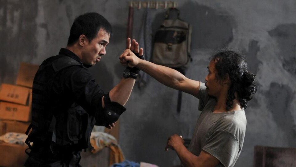 Yayan Ruhian und Iko Uwais im Kinofilm The Raid.