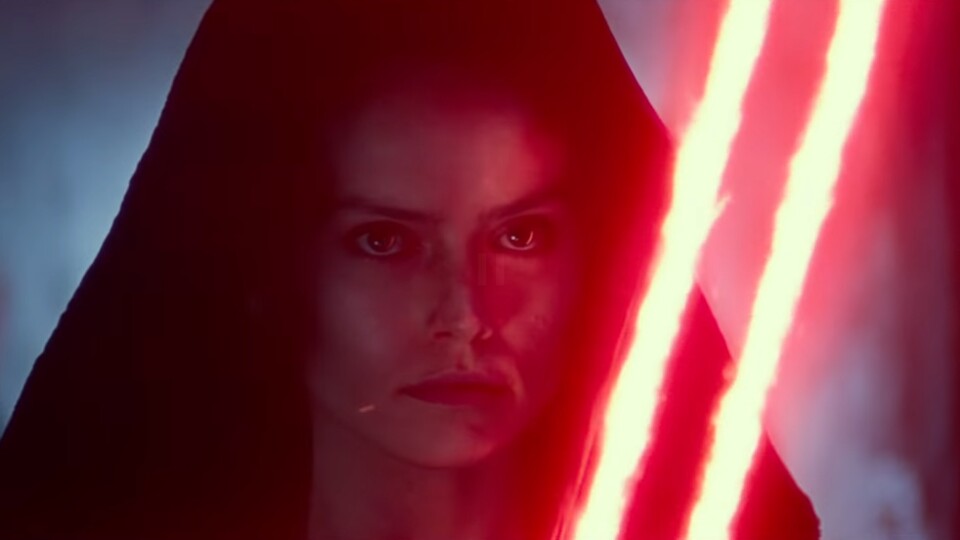 Rey mit rotem Lichtschwert? Und dann gleich zwei davon? Der neue Trailer von Star Wars 9 teasert so einiges an, aber ob es im Film dann auch genauso stattfindet, muss sich erst zeigen.