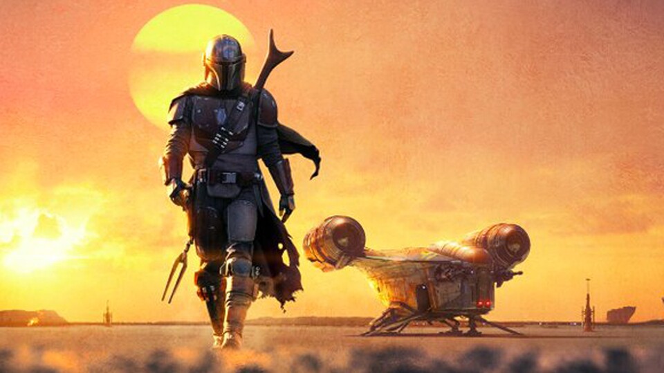 Die Razor Crest war das Raumschiff von Din Djarin aus der Star-Wars-Serie The Mandalorian. Bildquelle: Disney/Lucasfilm.
