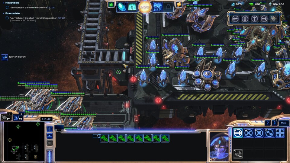 Starcraft 2 zeigt, wie's geht: In dieser Missionen darf ich meine Basis auf Schienen frei bewegen - sehr coole Idee!