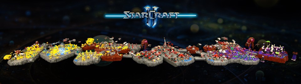 Fans haben eine Starcraft-2-LEGO-Map erbaut, die ganze 4,5 Meter lang ist.