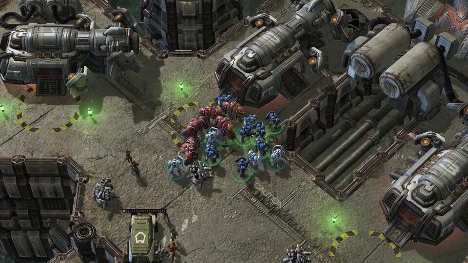 In Starcraft 2, Firebats will only appear in solo mode.