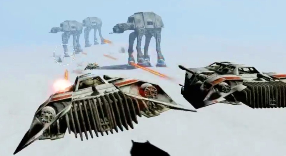 StarWars: Battlefront 3 hätte Spieler auch in typischen Star-Wars-Vehikeln Platz nehmen lassen.