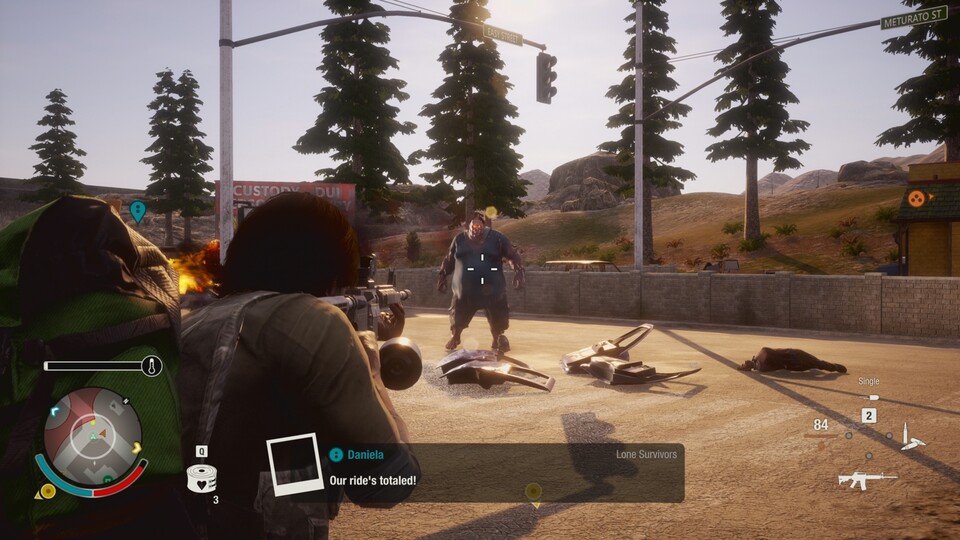 In State of Decay 2 stehen uns nicht nur Sturmgewehre, sondern auch jede Menge Pistolen, Schrotflinten und Scharfschützengewehre zur Verfügung. 