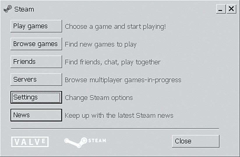Die erste Steam-Version im Jahr 2003 ist optisch noch recht dröge.