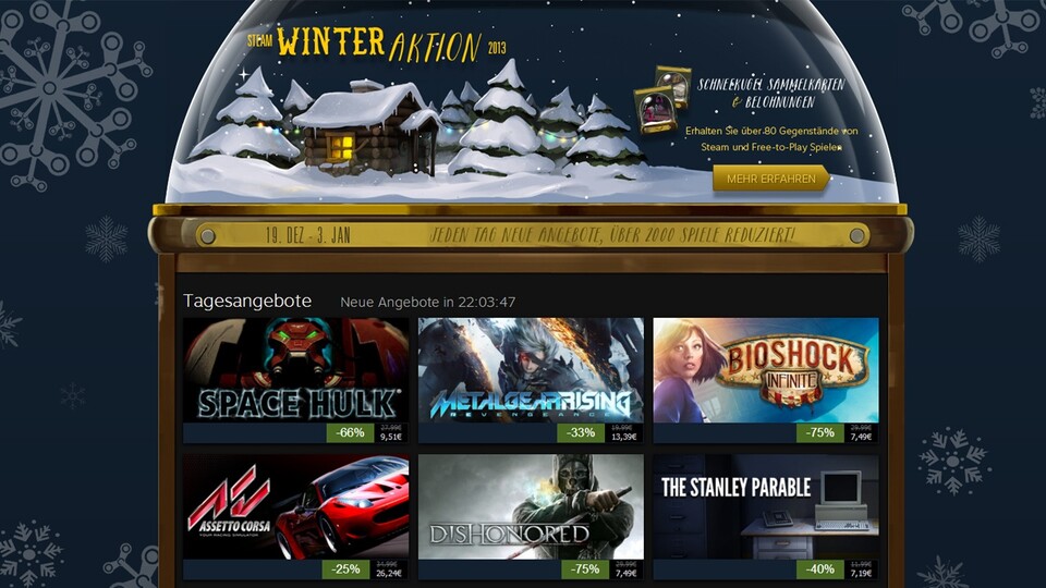 Valve lässt Entwickler fortan selbst Verkaufsaktionen mit ihren Spielen auf Steam starten.
