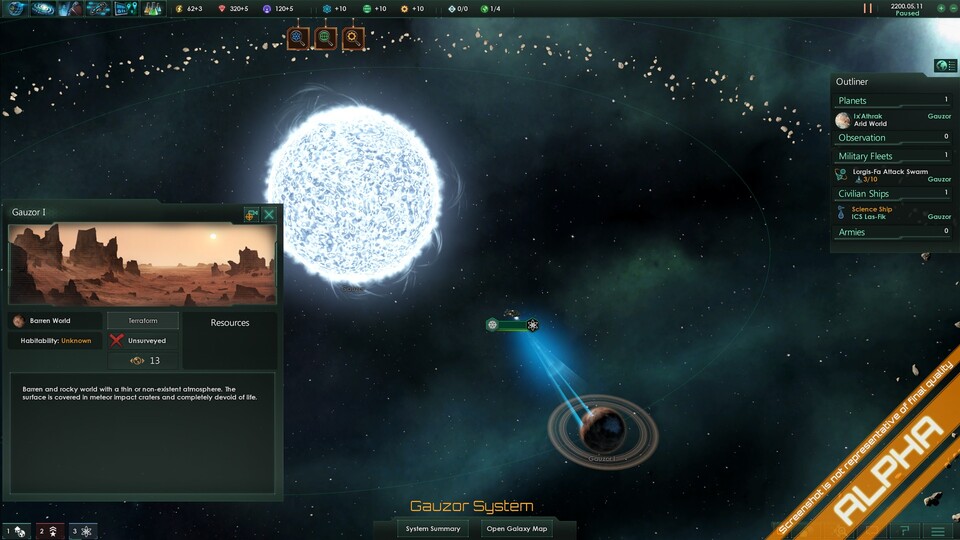 Stellaris bietet nicht nur 4X-Strategie, sondern auch Micromanagement mit den Forschungsschiffen und Wissenschaftlern.