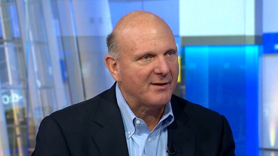 Steve Ballmer sieht Microsoft als einzigen wirklichen Apple-Konkurrenten. (Bildquelle: Bloomberg)