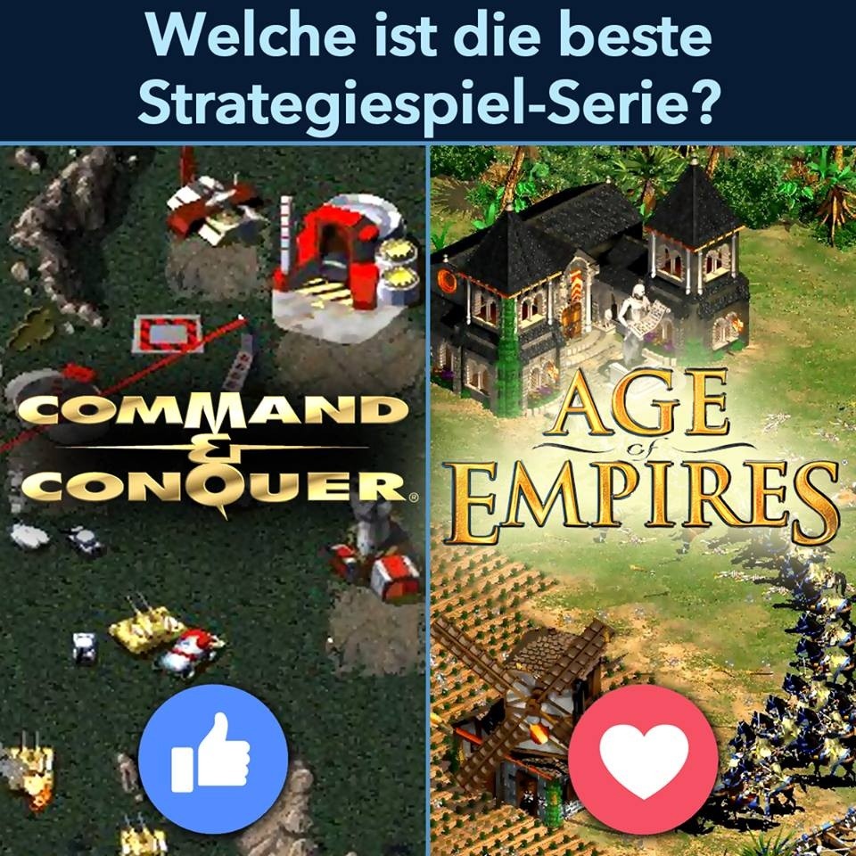 Das große Finale der Community-Wahl zur besten Strategieserie aller Zeiten: Command & Conquer gegen Age of Empires.