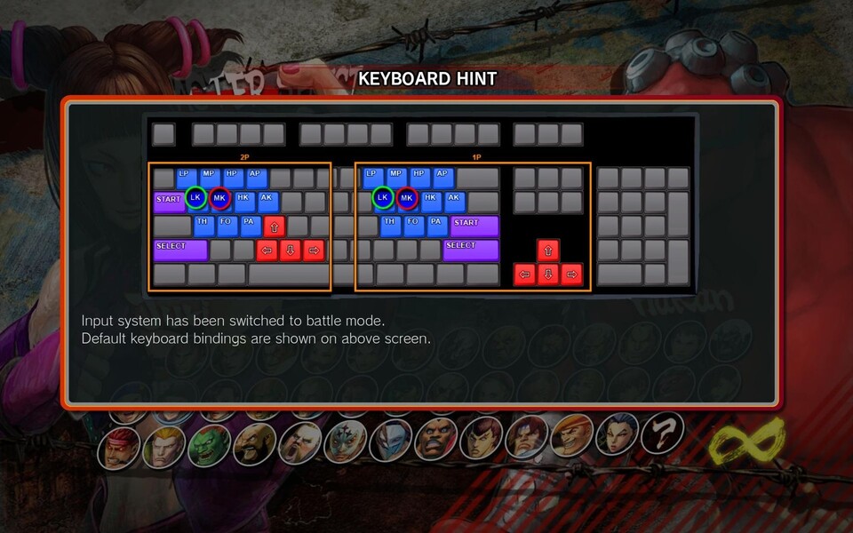 Keyboards lassen sich frei konfigurieren, Gamepads und Fight Sticks werden auch unterstüzt.