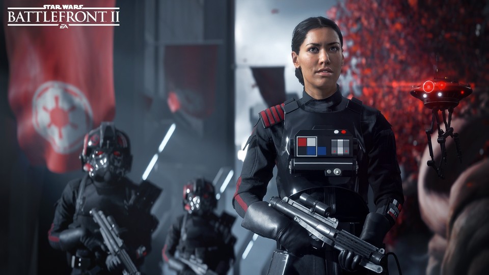 Iden Versio ist die Heldin von Star Wars: Battlefront 2 - wie es wird, erfahren Sie in unserer Preview.