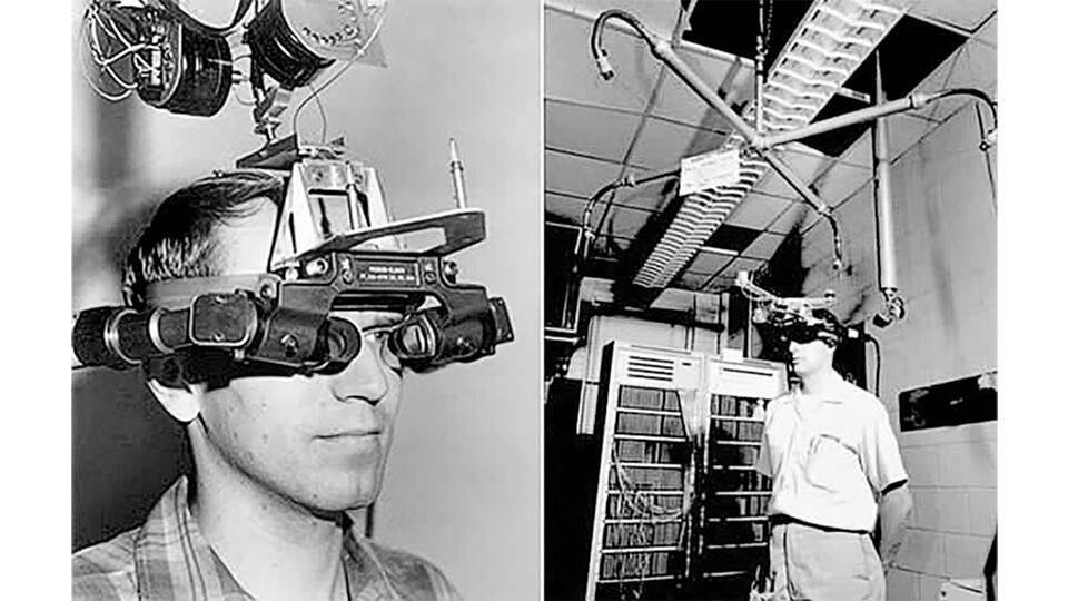 Und, hättet ihr euch so ein Ding auf den Kopf gesetzt? Moderne VR-Brillen sind aber praktischerweise deutlich handlicher.