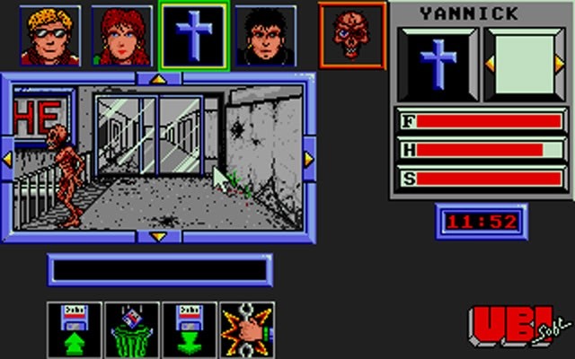 Ubisofts erstes kommerzielles Spiel Zombi (1986) lehnte sich an den Film »Dawn of the Dead« (1978) an. Dort kämpft eine Gruppe von Überlebenden in einem Kaufhaus gegen die Untoten.