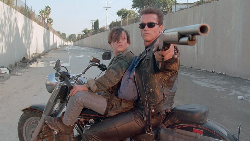 Terminator 2 mit Arnold Schwarzenegger.