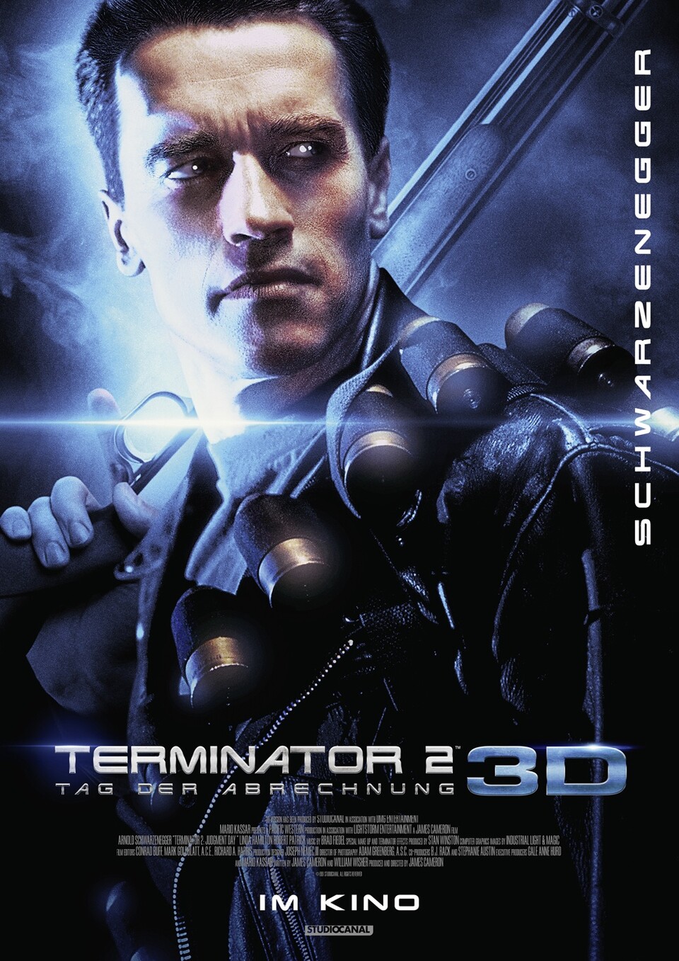 Filmposter zur 3D-Fassung von Terminator 2.