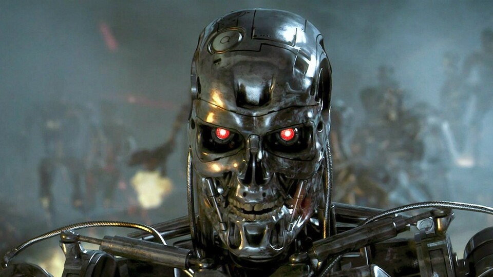 Der Terminator T-800 kämpft im zweiten Teil der Filmreihe gegen einen T-1000.