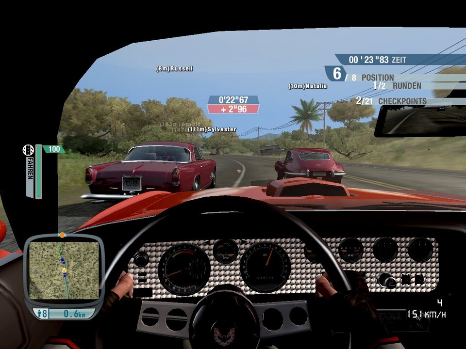 In den detaillierten und in 3D nachgebauten Cockpits können Sie sich frei umschauen.