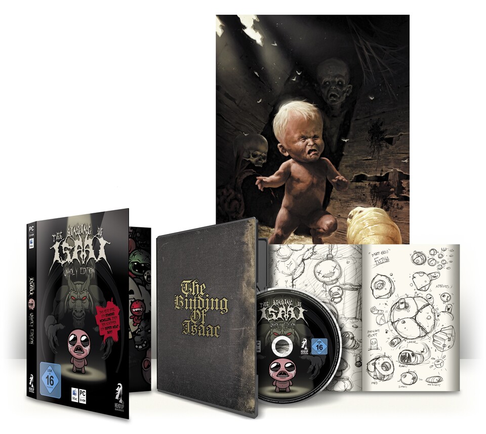 Die Unholy Edition von The Binding of Isaac.