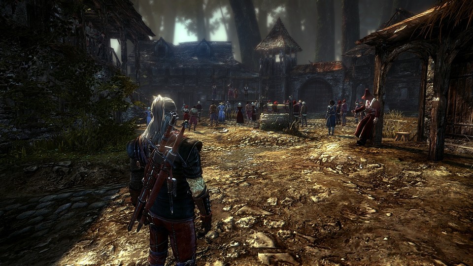 In diesem Dorf muss Geralt zwei alte Freunde vor dem Galgen retten.
