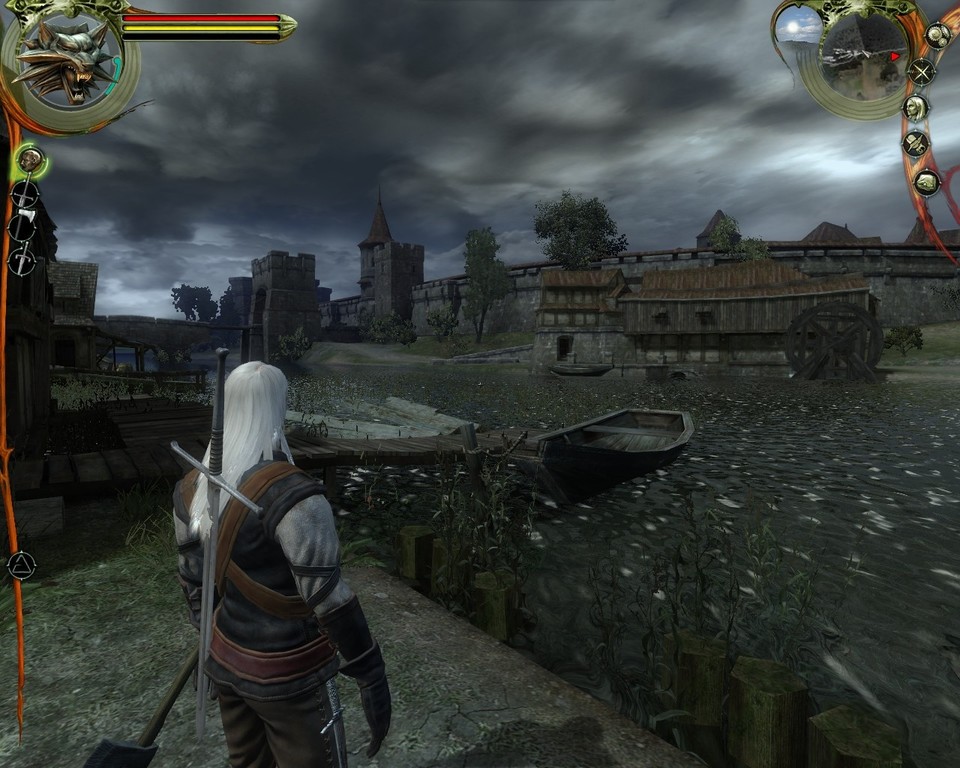 Das düstere Wyzima ist der Haupt-Handlungsort des ersten Witcher-Spiels.