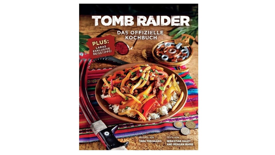 Das offizielles Tomb Raider Kochbuch, plus Laras exklusive Reisetipps gibt es für 30 Euro bei Amazon.*