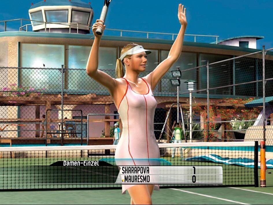Die Tennis-Stars wie Maria Sharapova sehen ihren realen Vorbildern erfreulich ähnlich.