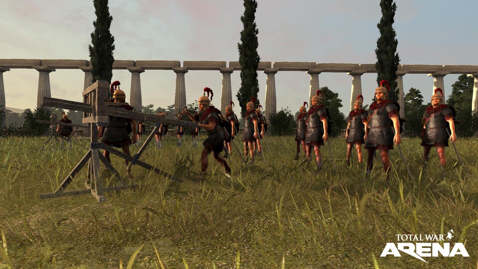 Artillerie ist normalerweise eine Besonderheit der Römer - es sei denn, wir nehmen Geld in die Hand.