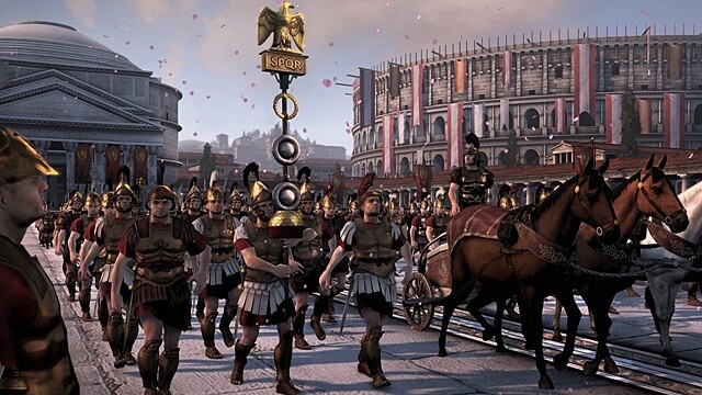 Römer : Erfolgreiche Generäle können sich selbst zum Kaiser krönen und auf Rom marschieren.