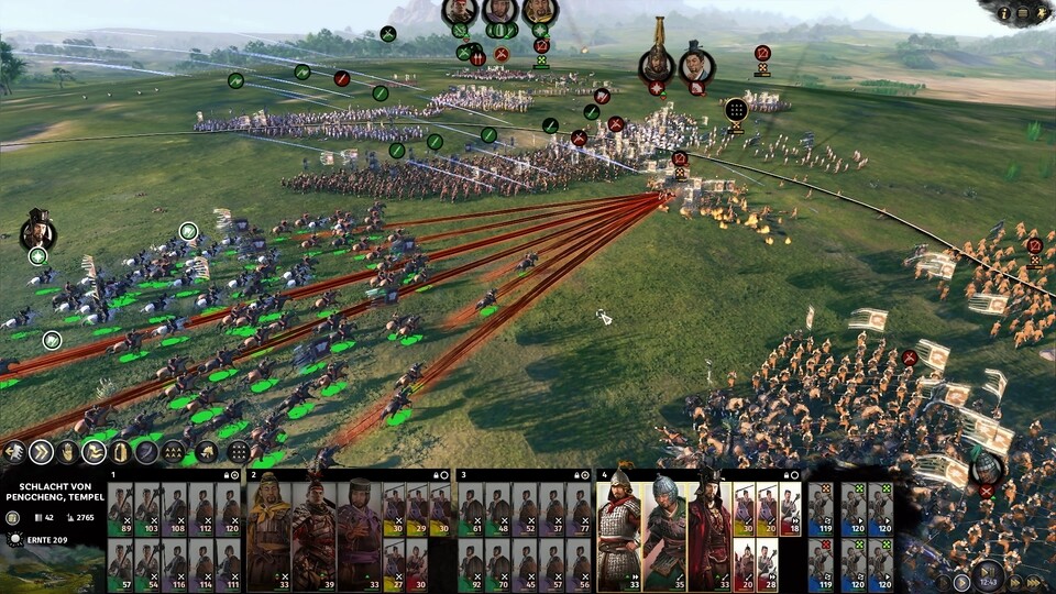 Die Schlachten sind vielleicht nicht revolutionär - aber auch nicht schlecht! Das grundlegende Total-War-Prinzip funktioniert in Three Kingdoms weiterhin.