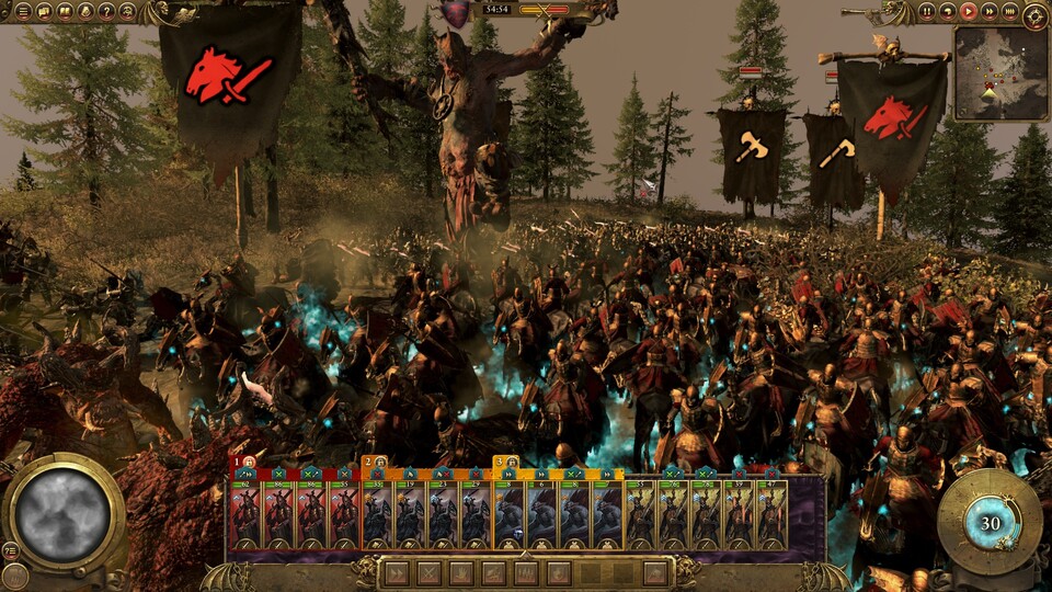 Die Animationen im Kampf sind eine der Stärken der Engine von Total War: Warhammer, für die Kollisionsabfrage gilt das aber nicht gleichermaßen.