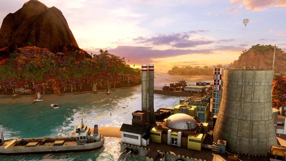 Tropico 4: Industrieanalagen vor karibischem Flair.