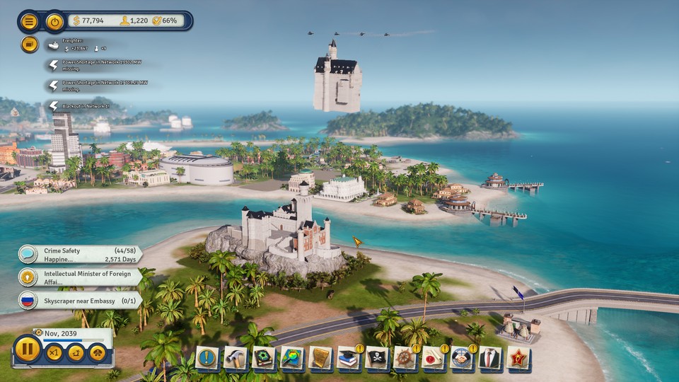 Im Tropico 6 baut ihr euer Inselimperium diesmal auf vielen kleineren Inseln auf. 