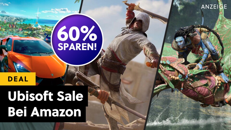 Amazon startet einen Ubisoft-Sale mit Spielen aus 2023 wie Avatar oder Assassins Creed: Mirage