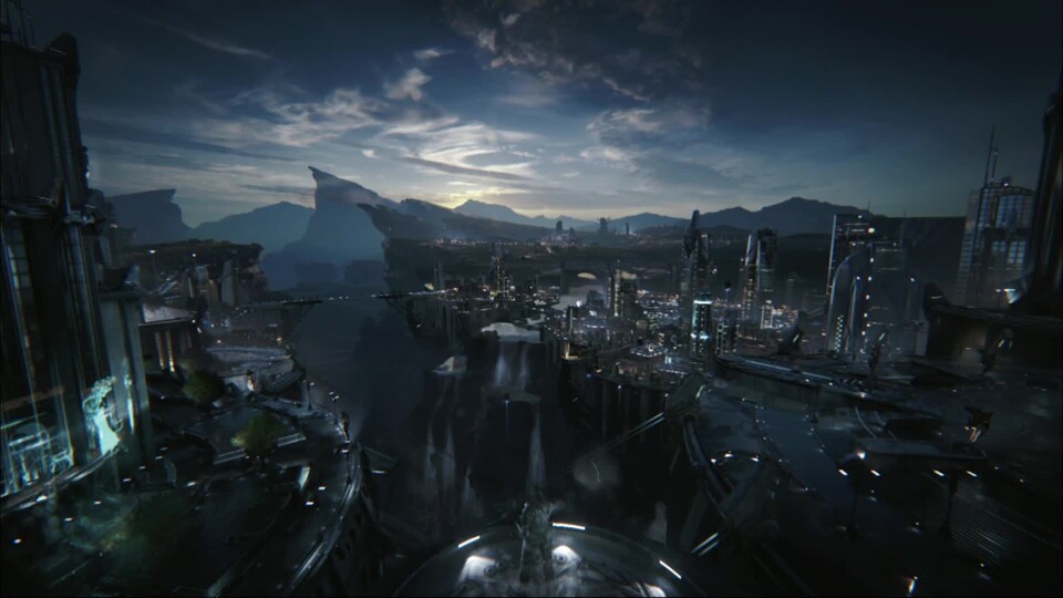 Laut Epic werden alle Objekte in dieser Szene in 3D berechnet – sogar der Hintergrund am Horizont.