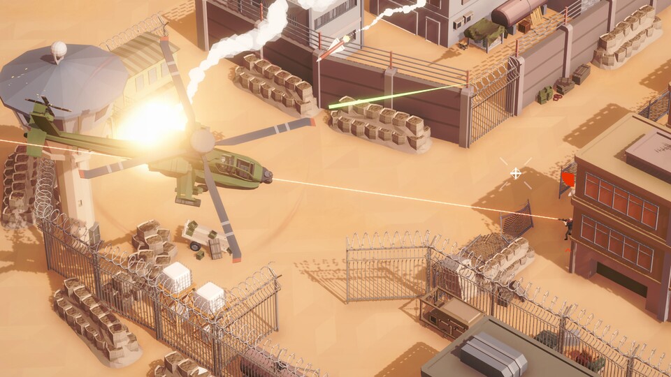 Cleared Hot: Der isometrische Heli-Shooter fand dank der Reddit-Community einen Publisher