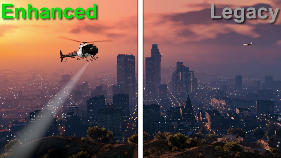 GTA 5 Improved VS Original Im Grafikvergleich: Die Unterschiede Verstecken Sich in Kleinen Details