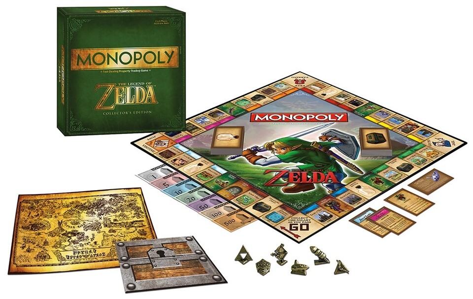 Beim Zelda-Monopoly gefällt vor allem die Liebe zum Detail.