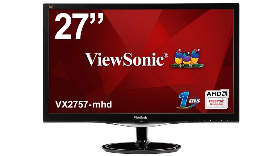 Der ViewSonic VX2757 bietet einen guten Einstieg in die Welt der Freesync-Monitore mit 27 Zoll.