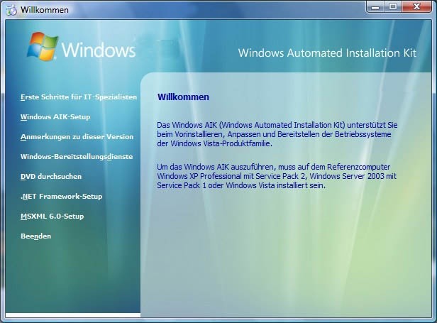Das WAIK schafft Abhilfe für alle, die zu Windows 7 von Windows XP oder 2000 upgraden wollen.