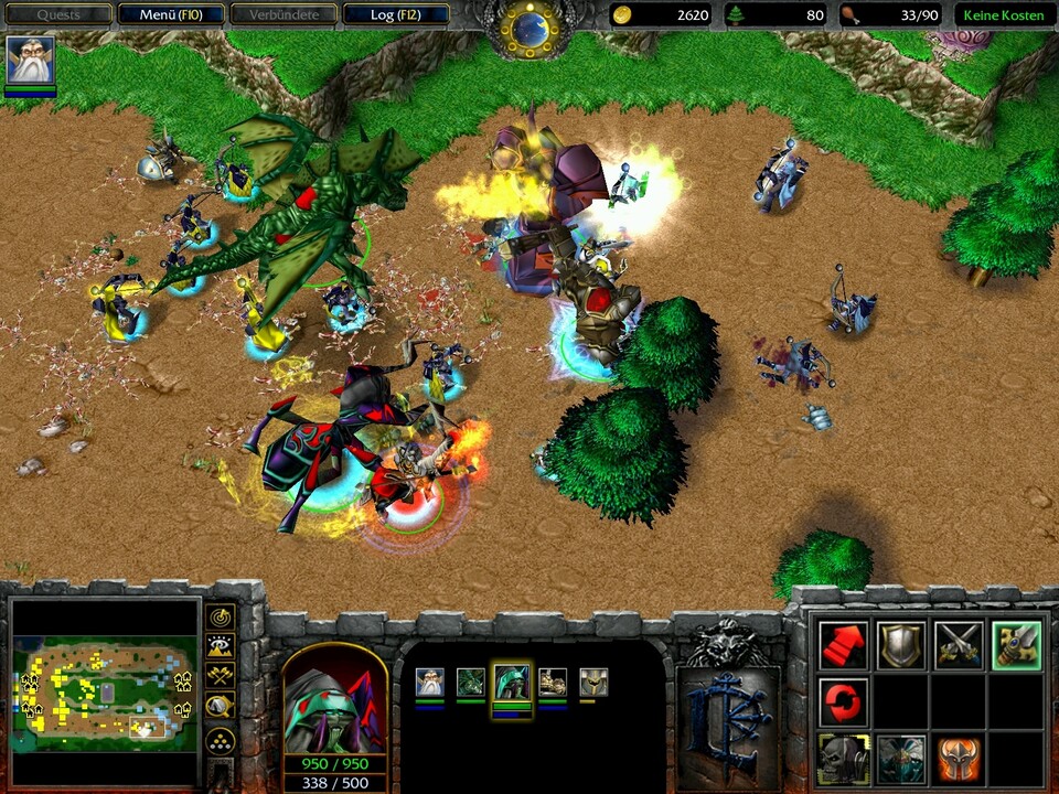 Auch in Aeon of Strife für Warcraft 3 konnte man noch Einheiten kaufen.