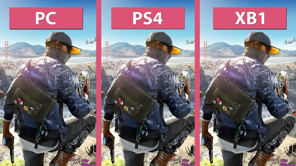 Watch Dogs 2 - PC gegen PS4 und Xbox One im Grafik-Vergleich.