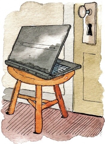 Webcam-Spionage Illustration: Barry Blitt
