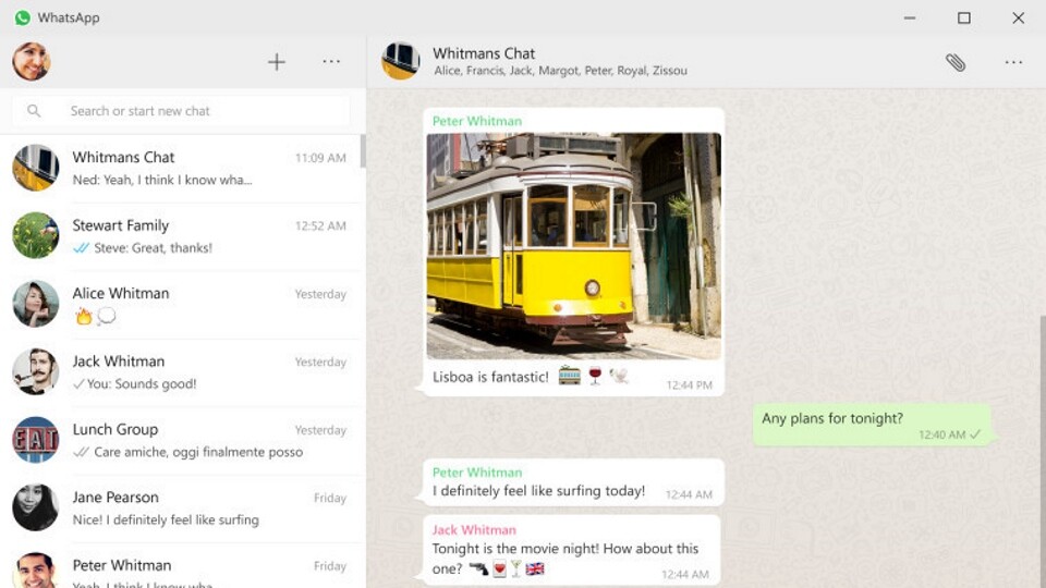 Whatsapp gibt es nun auch als App im Microsoft Store.