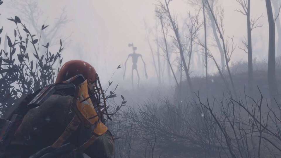 Whispering Hills legt einen dichten Nebel über das Wasteland von Fallout 4. Dieser zieht euch schließlich in eine Parallelwelt, die stark an Silent Hill erinnert, aber auch neuen Horror mitbringt.