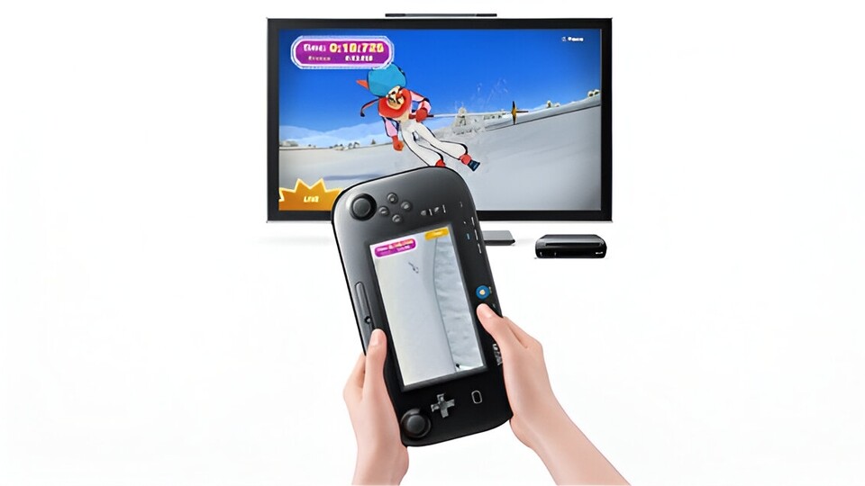 Mit der Wii U konnten man Spiele mit zwei Bildschirmen spielen. Ein Konzept, das Nintendo von den erfolgreichen DS-Konsolen übernommen hat. (Bild: Nintendo)