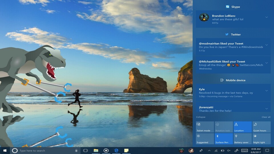 Windows 10 Build 16215 liefert einen ersten Blick auf Neuerungen im Herbst-Update.