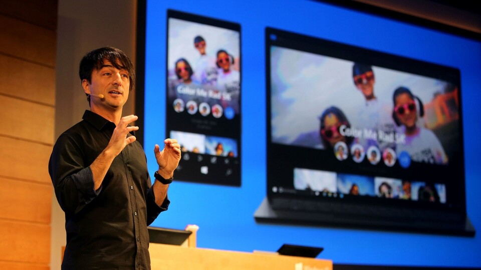 Windows 10 soll auf Geräten vom kleinen Smartphones mit nur drei Zoll bis hin zum großen Desktop-PC laufen.