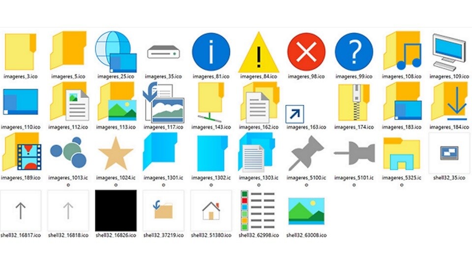 Windows 10 wird mit neuen und flacheren Icons ausgestattet. 